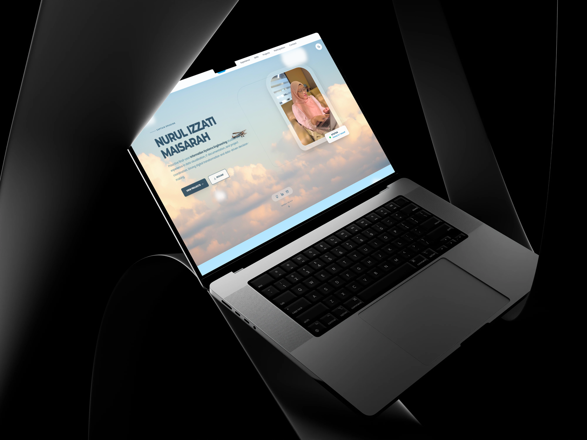 Sky-Themed Portfolio